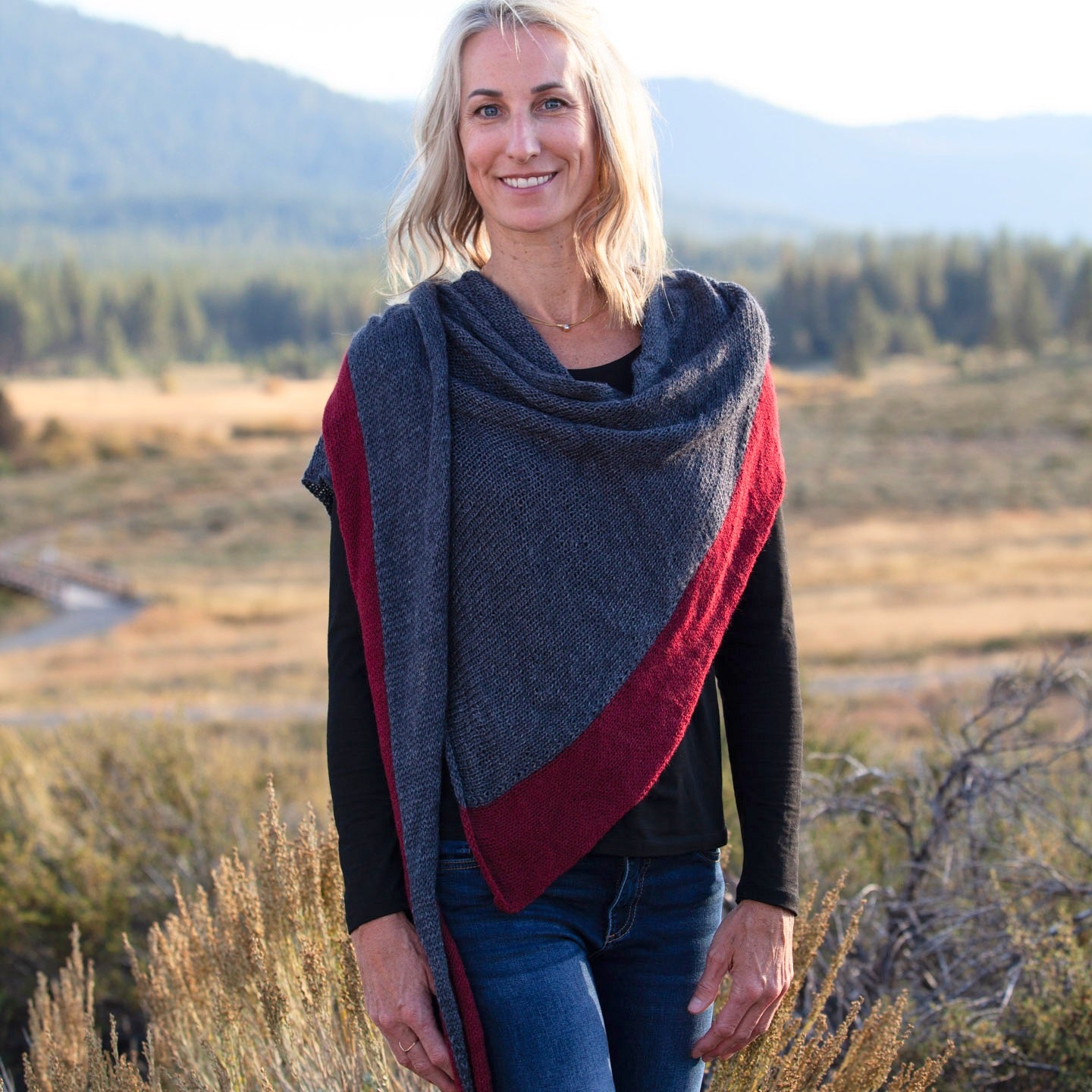 Shawl - The Jennifer - Baby Alpaca