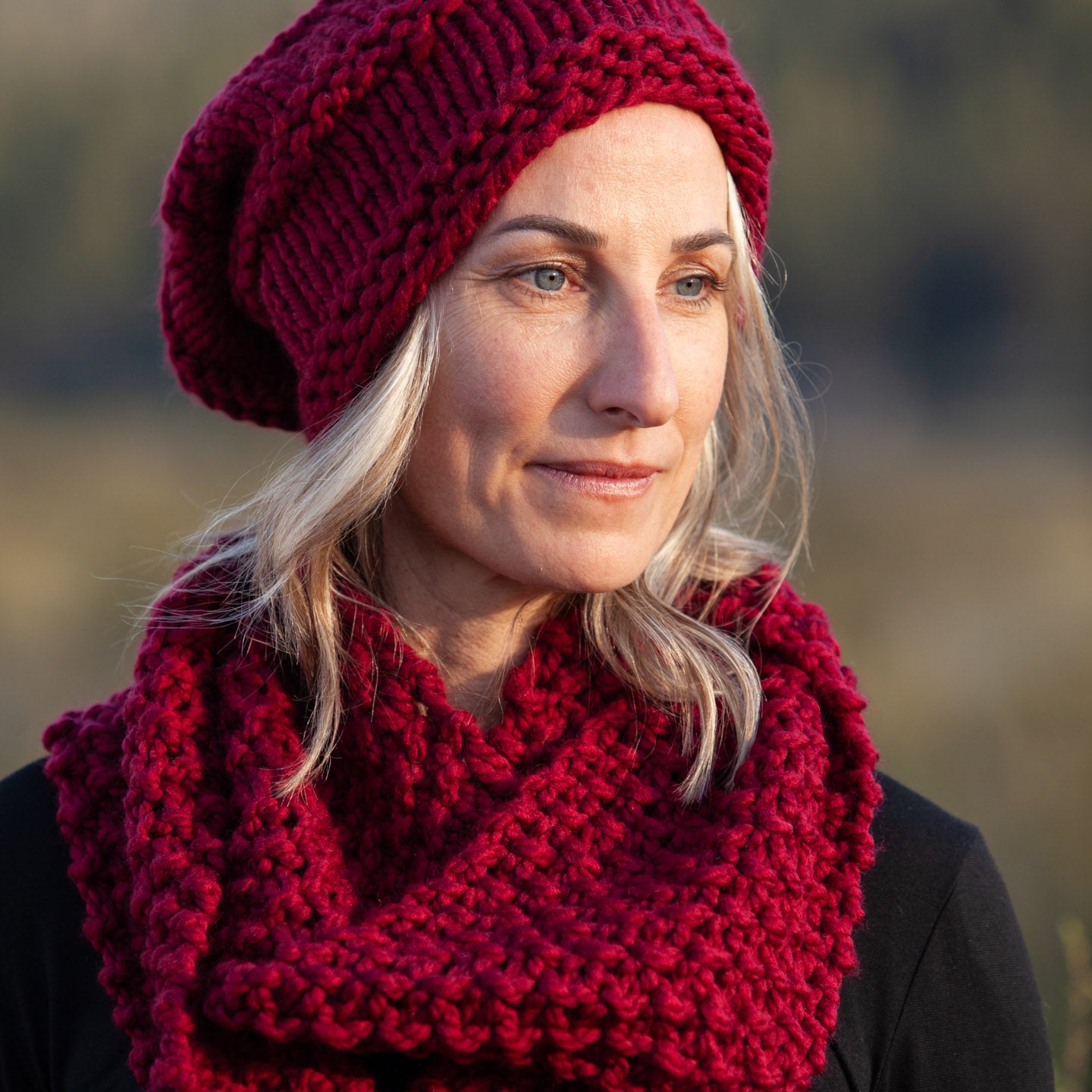 Infinity Scarf - Ruby