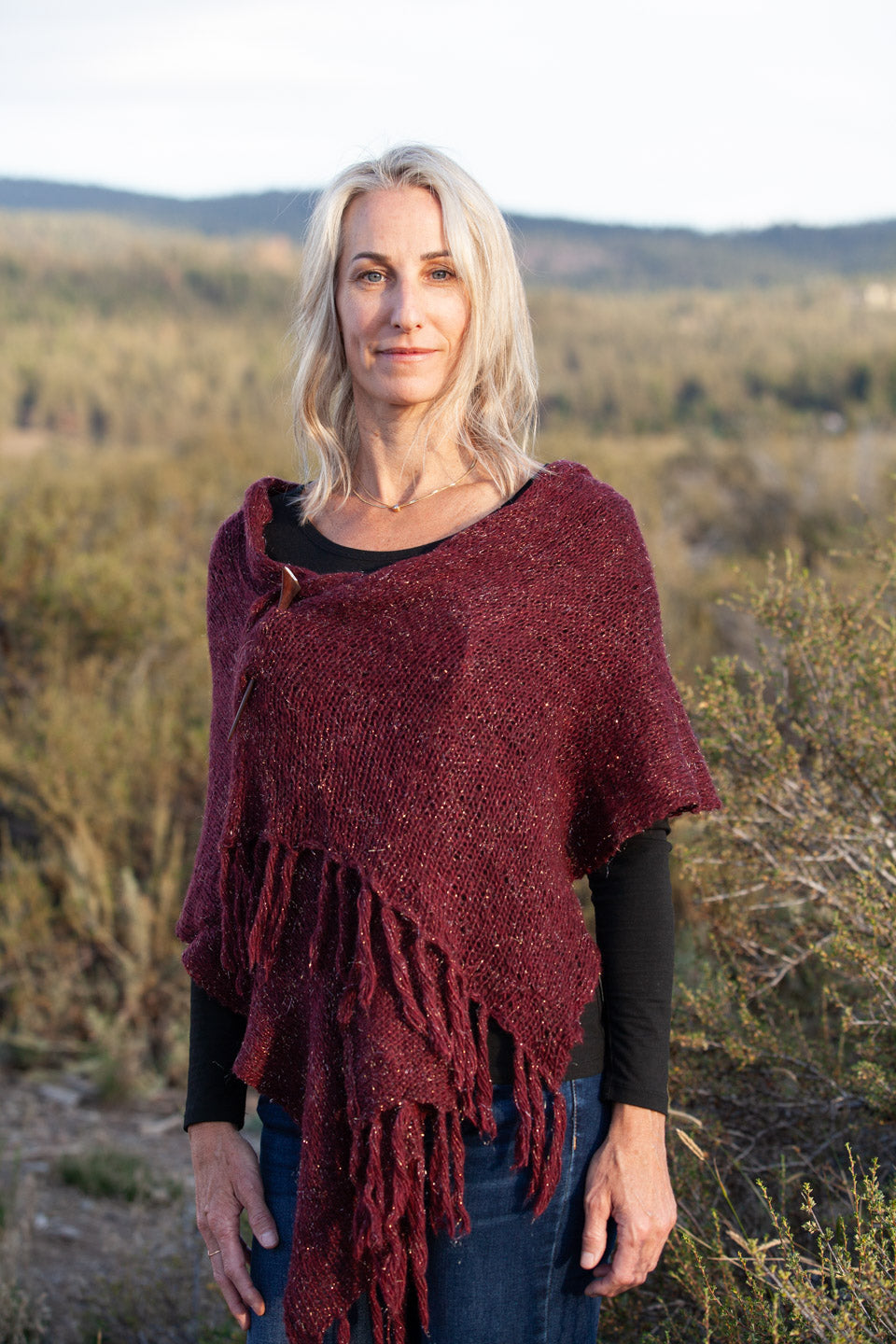 Shawl - Scarf Burgundy