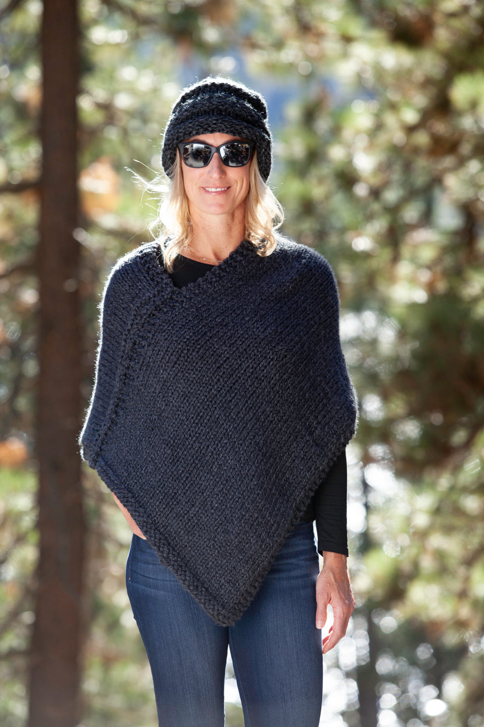 Poncho - Charcoal