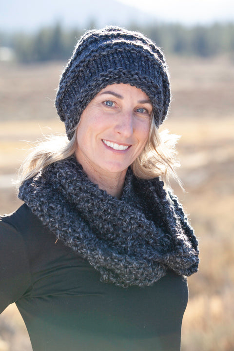 Infinity Scarf - Charcoal