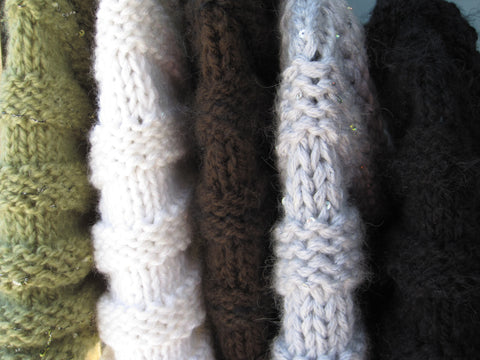 Shrugs - may also be worn as Cowls