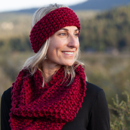 Infinity Scarf - Ruby