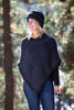 Poncho - Charcoal Wool