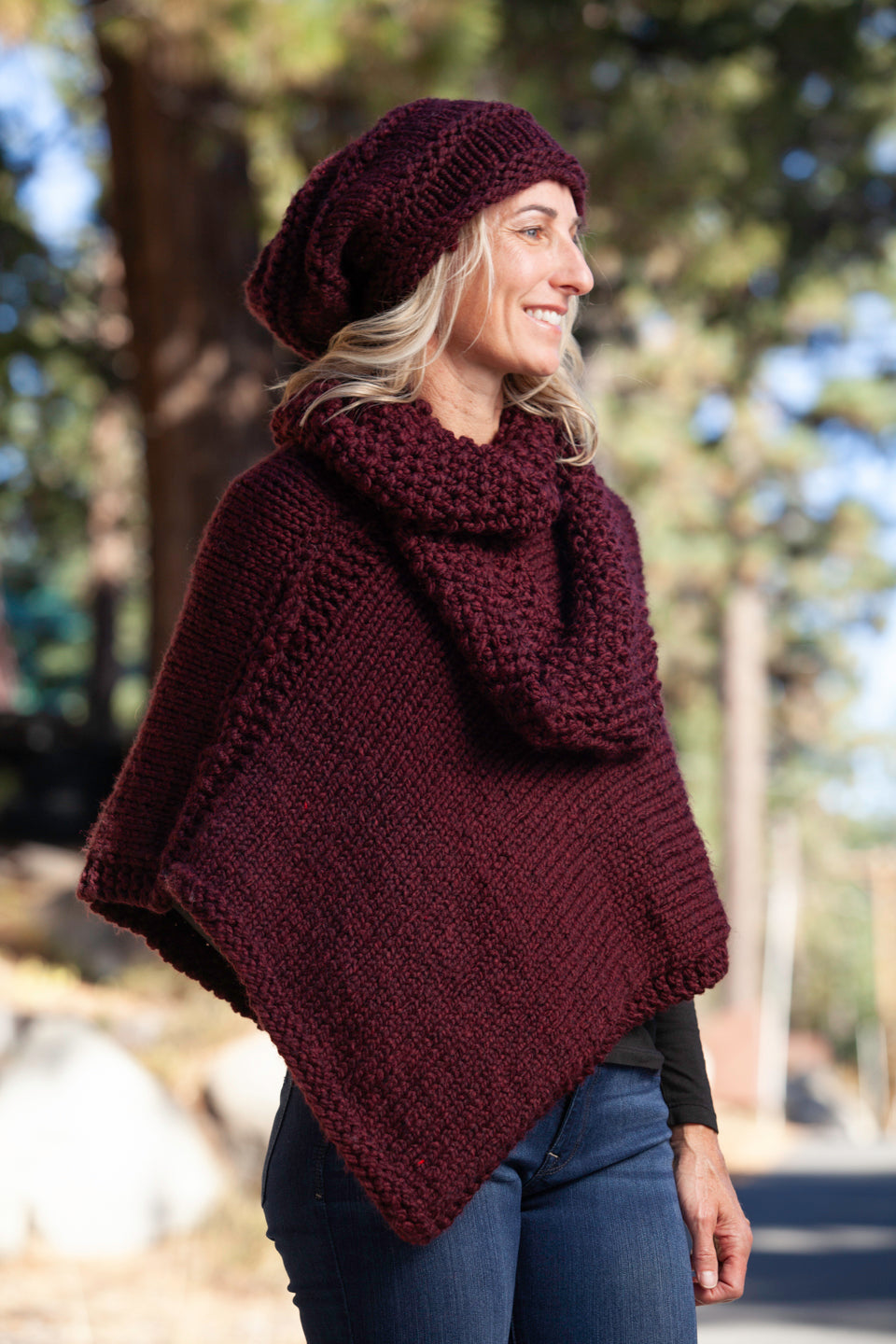 Infinity Scarf - Cowl Wine