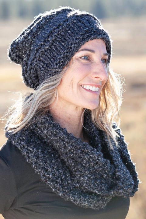 Infinity Scarf - Charcoal