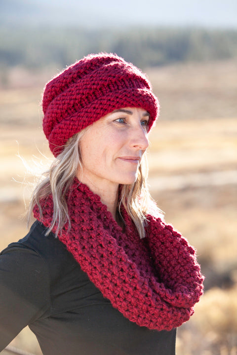 Infinity Scarf - Ruby