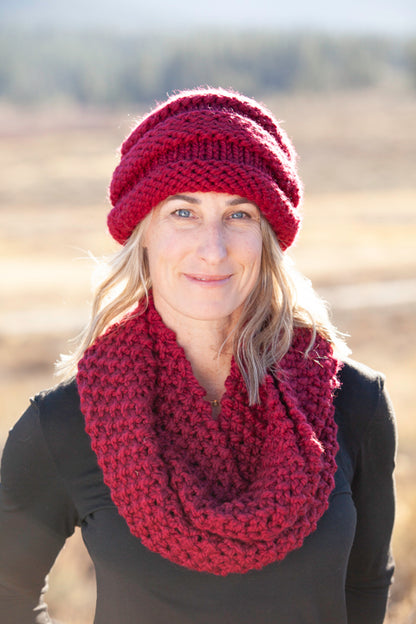 Infinity Scarf - Ruby