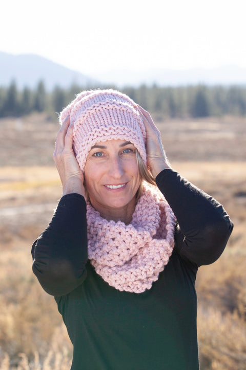 Slouch Hat - Blush