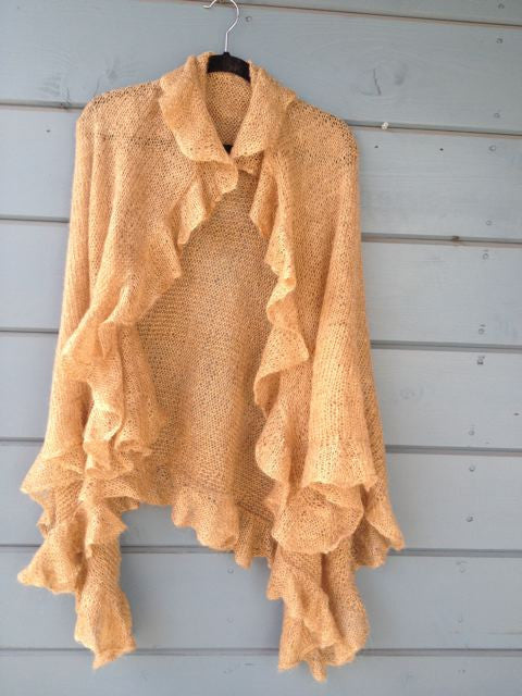 Shawl - Golden Goddess Ruffle