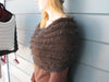 Espresso Shrug - may also be worn as a Cowl