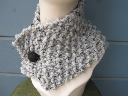 Neck Warmer - Grey Marble