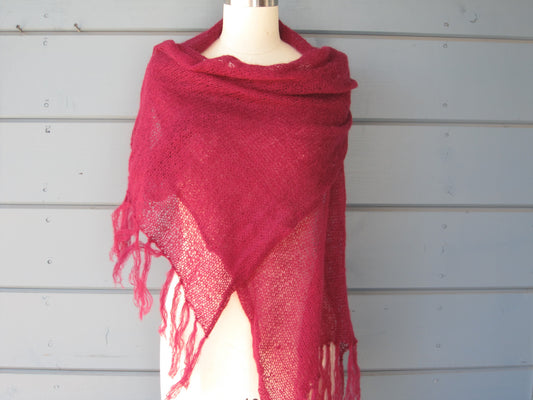 Shawl - Scarf Cherry